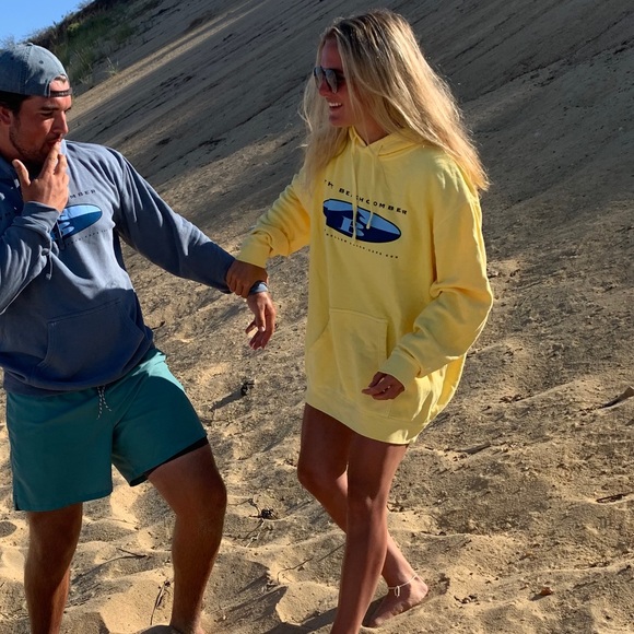 yellow beachcomber sweatshirt